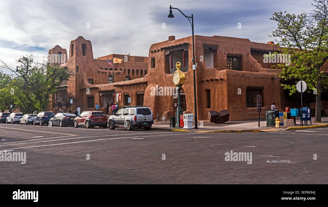 Création de style Adobe. Santa Fe ; Nouveau-Mexique ; États-Unis ; Banque D'Images