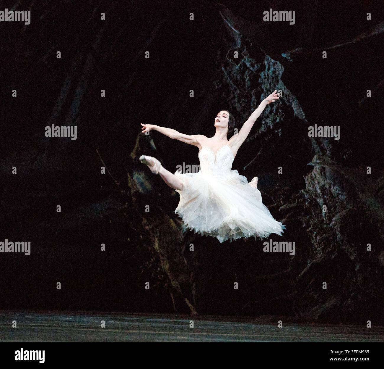 Natalia Osipova (Giselle) dans GISELLE au Royal Ballet, The Royal Opera House, Covent Garden, Londres WC2 18/01/2014 chorégraphie : Marius Petipa d'après Coralli & Perrot design : John F MacFarlane éclairage : Jennifer Tipton réalisateur original : Peter WrightGISELLE chorégraphie : Marius Petipa d'après Coralli & Perrot Natalia Osipova (Giselle) The Royal Ballet (RB) / The Royal Opera House, Covent 18/01/2014 WC2) Banque D'Images