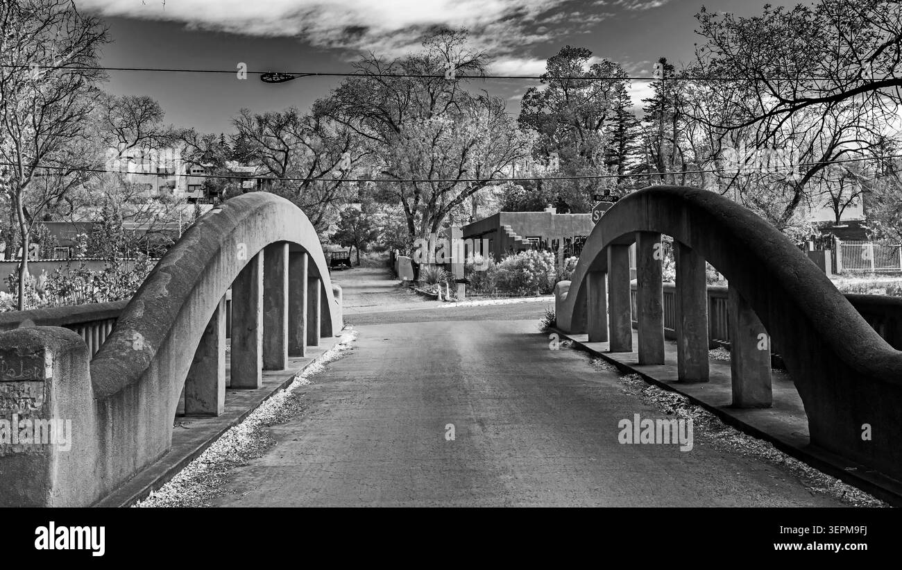Petit pont. Santa Fe ; Nouveau-Mexique ; États-Unis ; Banque D'Images