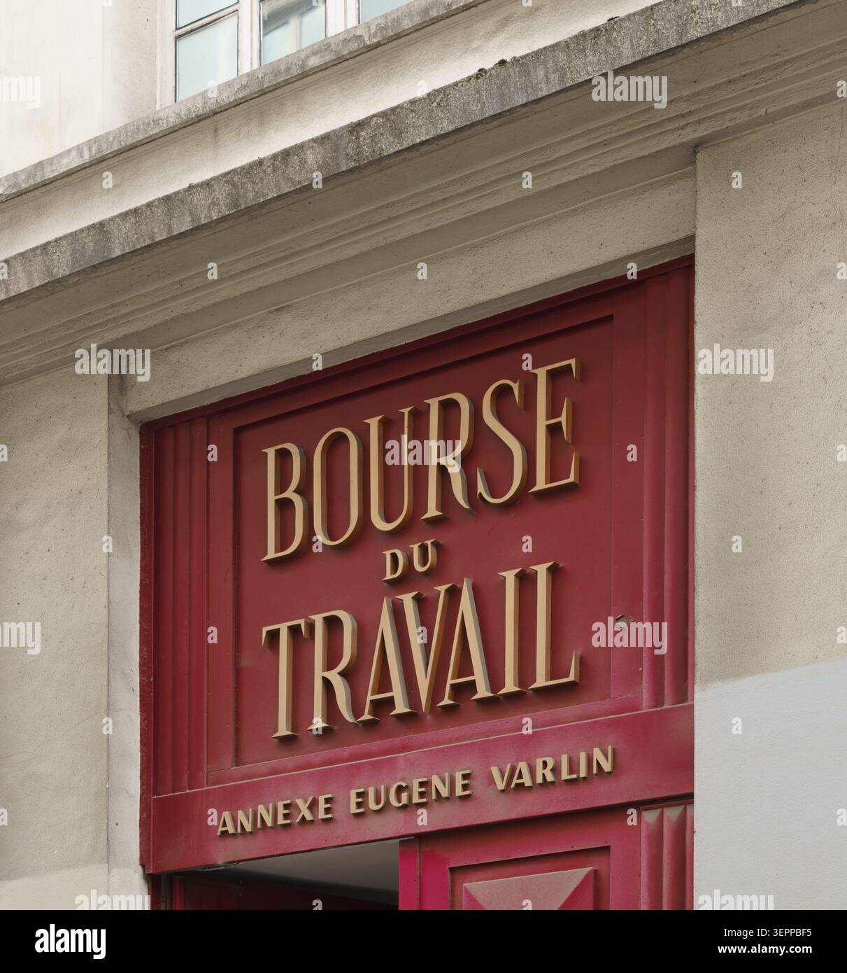 La Bourse du travail, Paris, France Banque D'Images