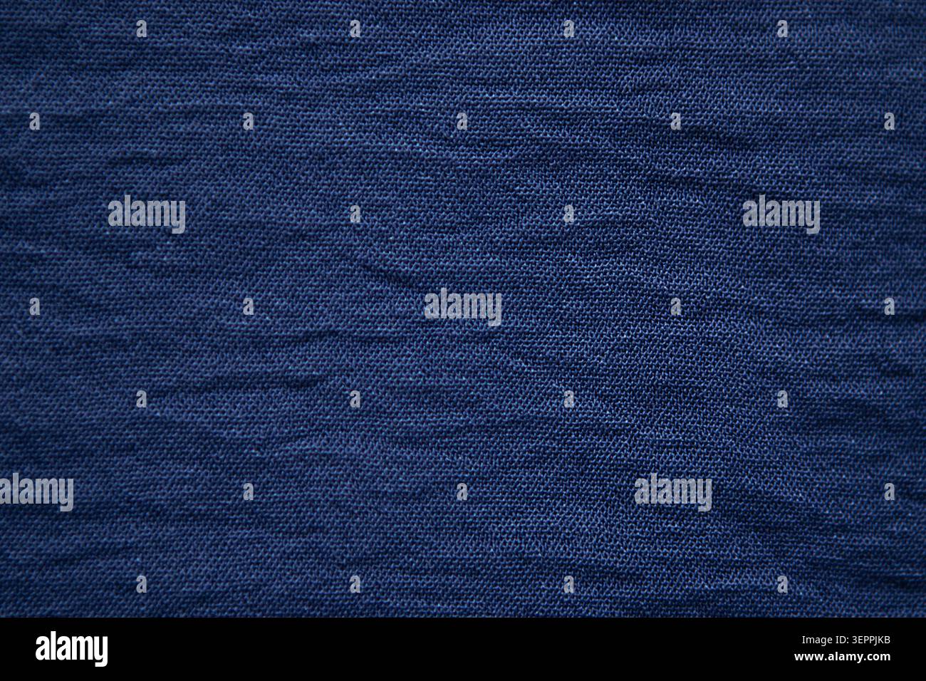 Texture de tissu tricoté bleu gros plan, fond textile détaillé pour la conception et le produit Banque D'Images