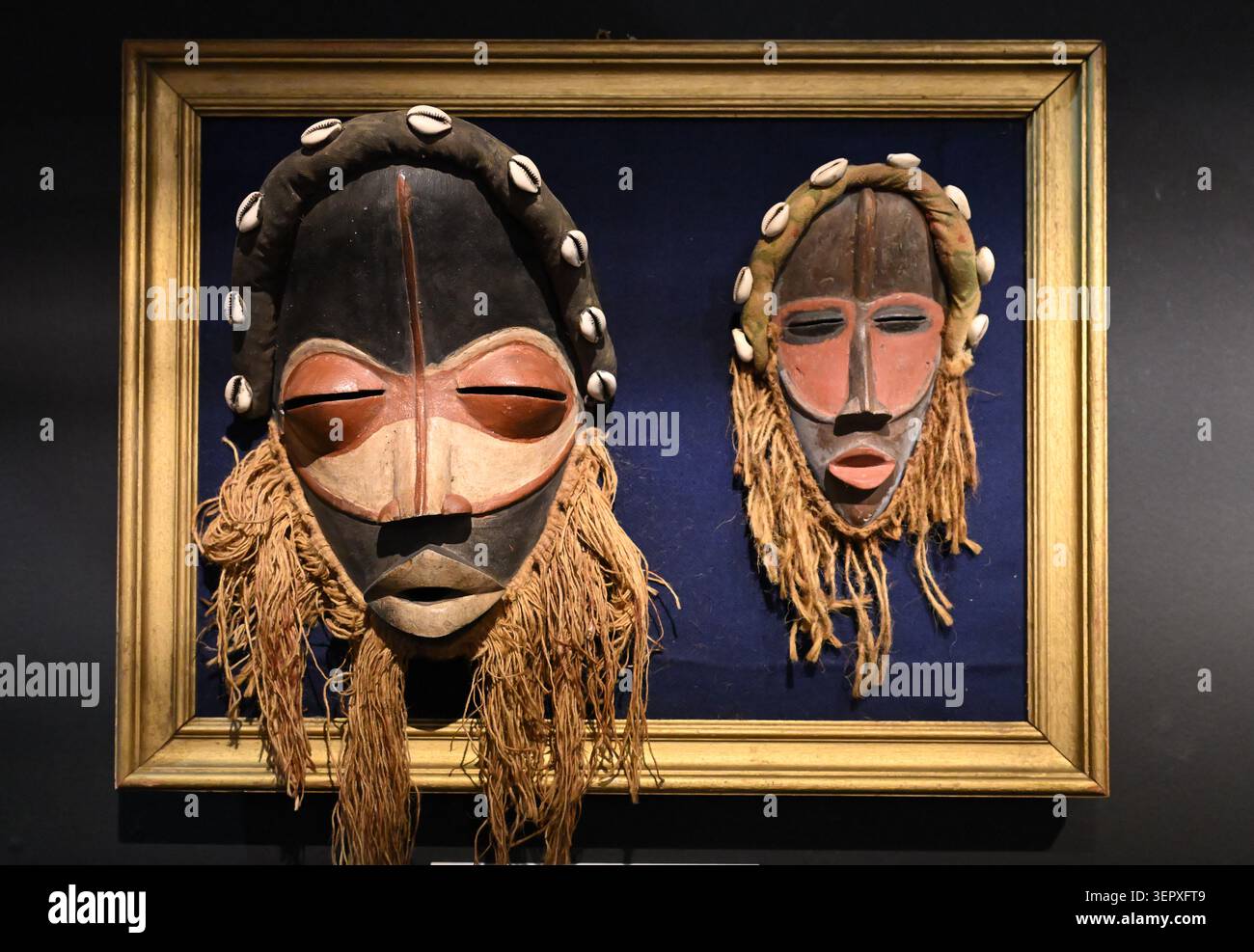 Masque rituel Dan Afrique -- fin du 19ème - début du 20ème siècle Banque D'Images