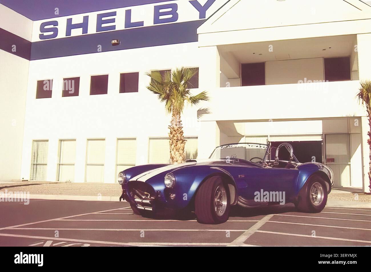 427 Shelby Cobra SC - publicité de voitures anciennes Banque D'Images
