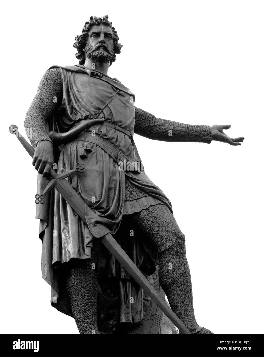 Statue de Sir William Wallace - sculptée par William Grant Stevenson -Aberdeen, Aberdeenshire, Écosse, Royaume-Uni Banque D'Images