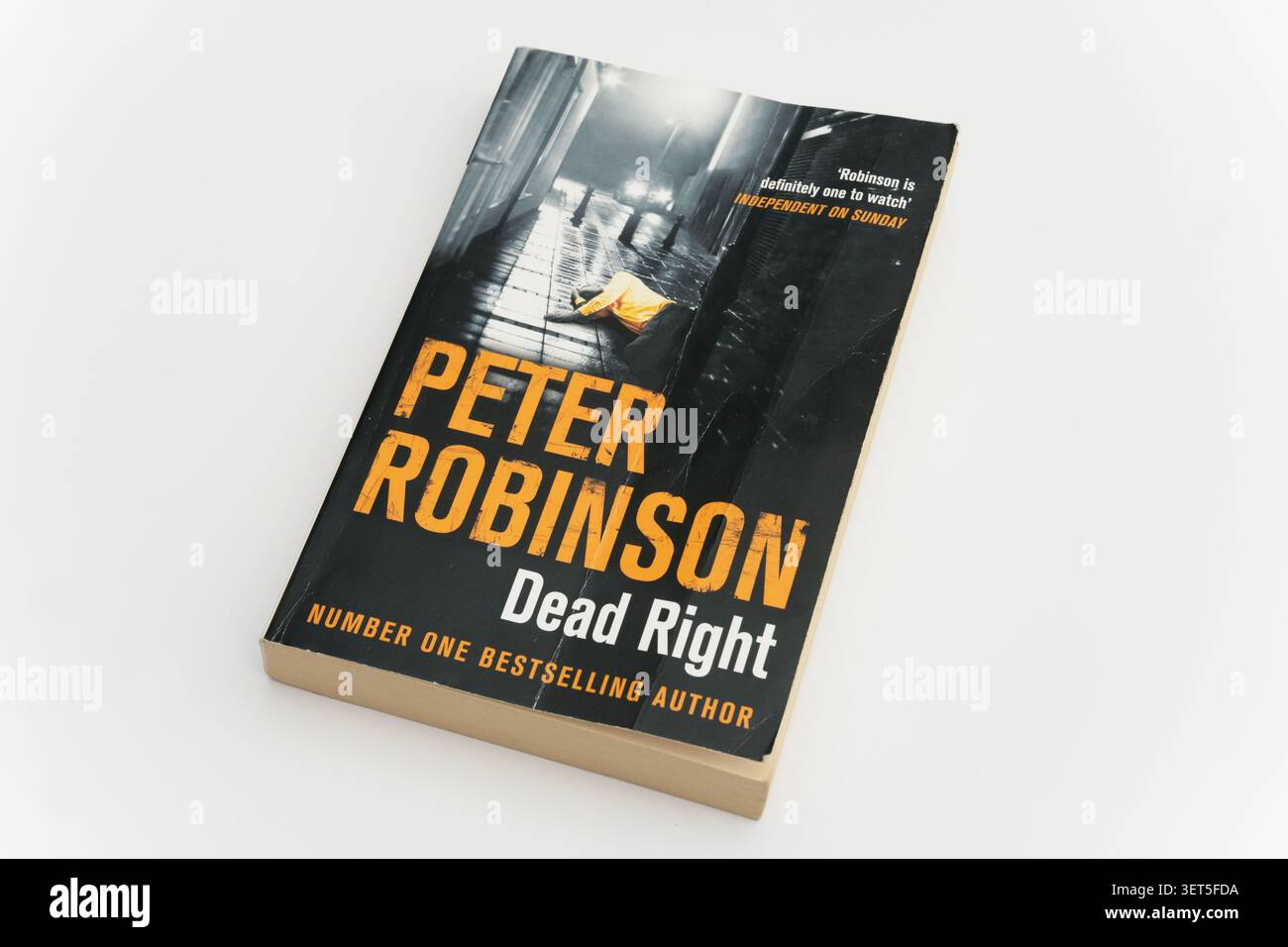 Peter Robinson livre de poche Dead Right Banque D'Images