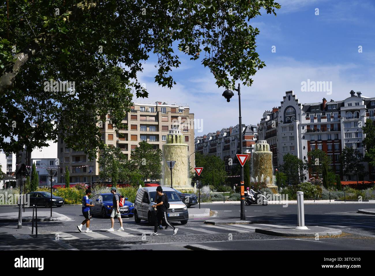 Porte de Saint-Cloud - Paris 16ème - France Banque D'Images