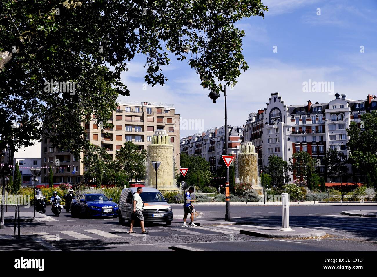 Porte de Saint-Cloud - Paris 16ème - France Banque D'Images