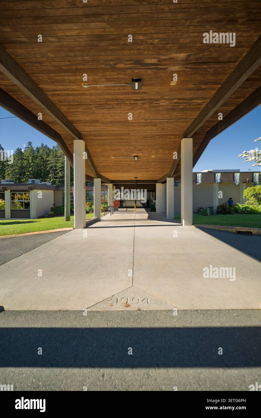Bibliothèque de Port Alberni Banque D'Images