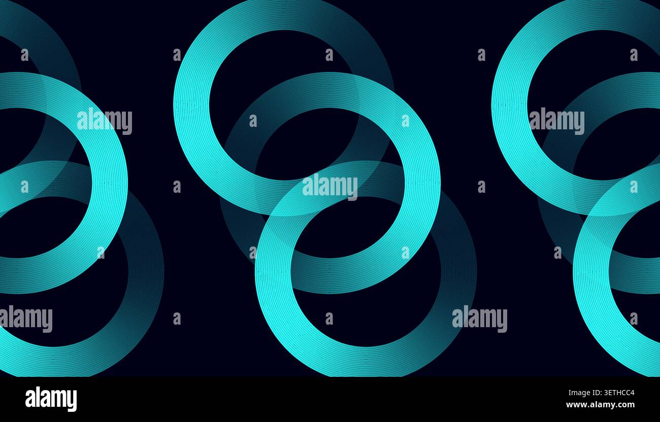 Fond sombre abstrait avec des formes courbes bleu clair et des lignes qui se chevauchent. La texture visuelle dynamique crée une esthétique moderne et technologique. Par Illustration de Vecteur