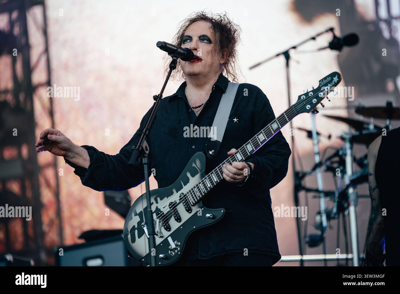 The Cure en concert au Blackweir Live, Cardiff, 24 juin 2026 Banque D'Images