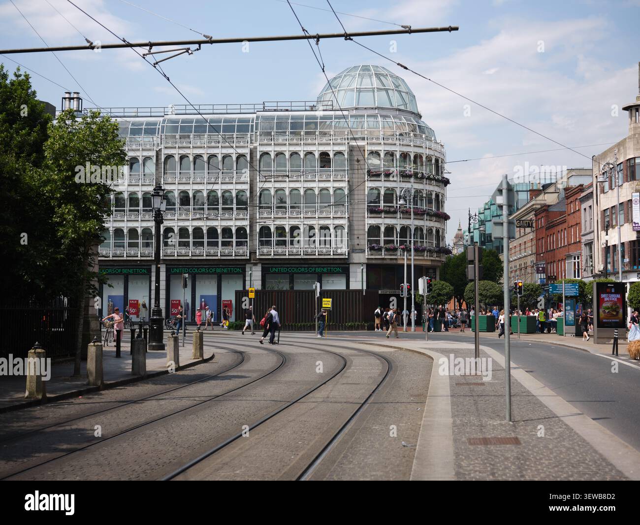 Le centre commercial St Stephen's Green dans la ville de Dublin, Irlande. Banque D'Images