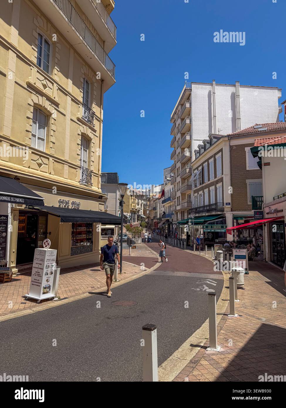 Biarritz, France, Grand angle, scènes de rue, Centre-ville Banque D'Images