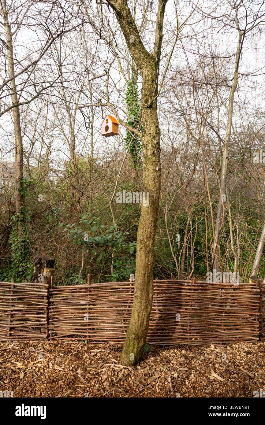 Parc naturel de Camley Street, Kings Cross, Londres, Royaume-Uni Banque D'Images