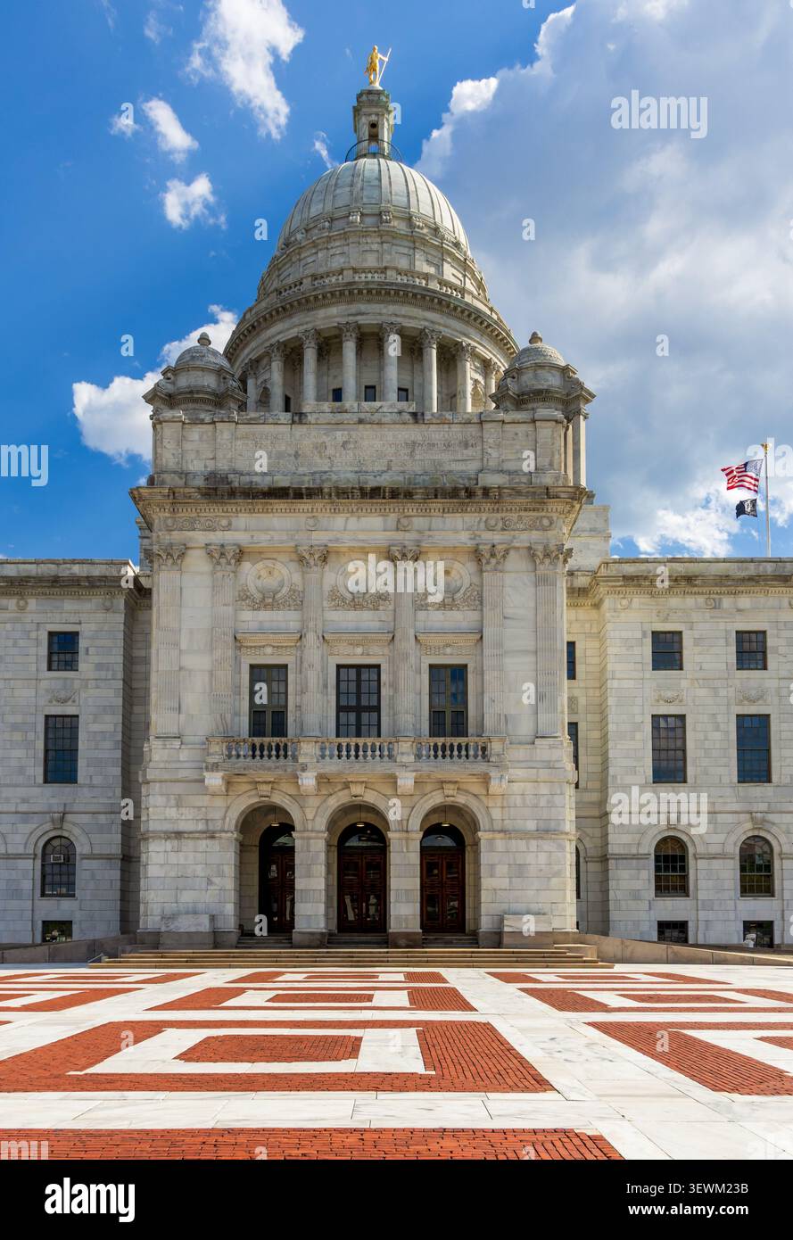 Bâtiment du capitole de l'État de Rhode Island sur Capitol Hill à Providence, Rhode Island Banque D'Images
