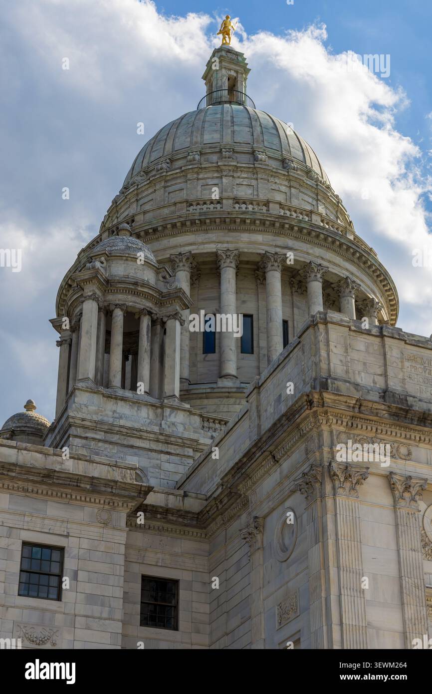 Bâtiment du capitole de l'État de Rhode Island sur Capitol Hill à Providence, Rhode Island Banque D'Images