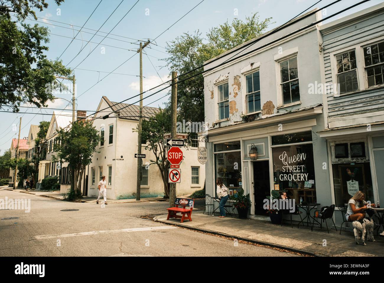 Queen Street Grocery à Charleston, Caroline du Sud Banque D'Images