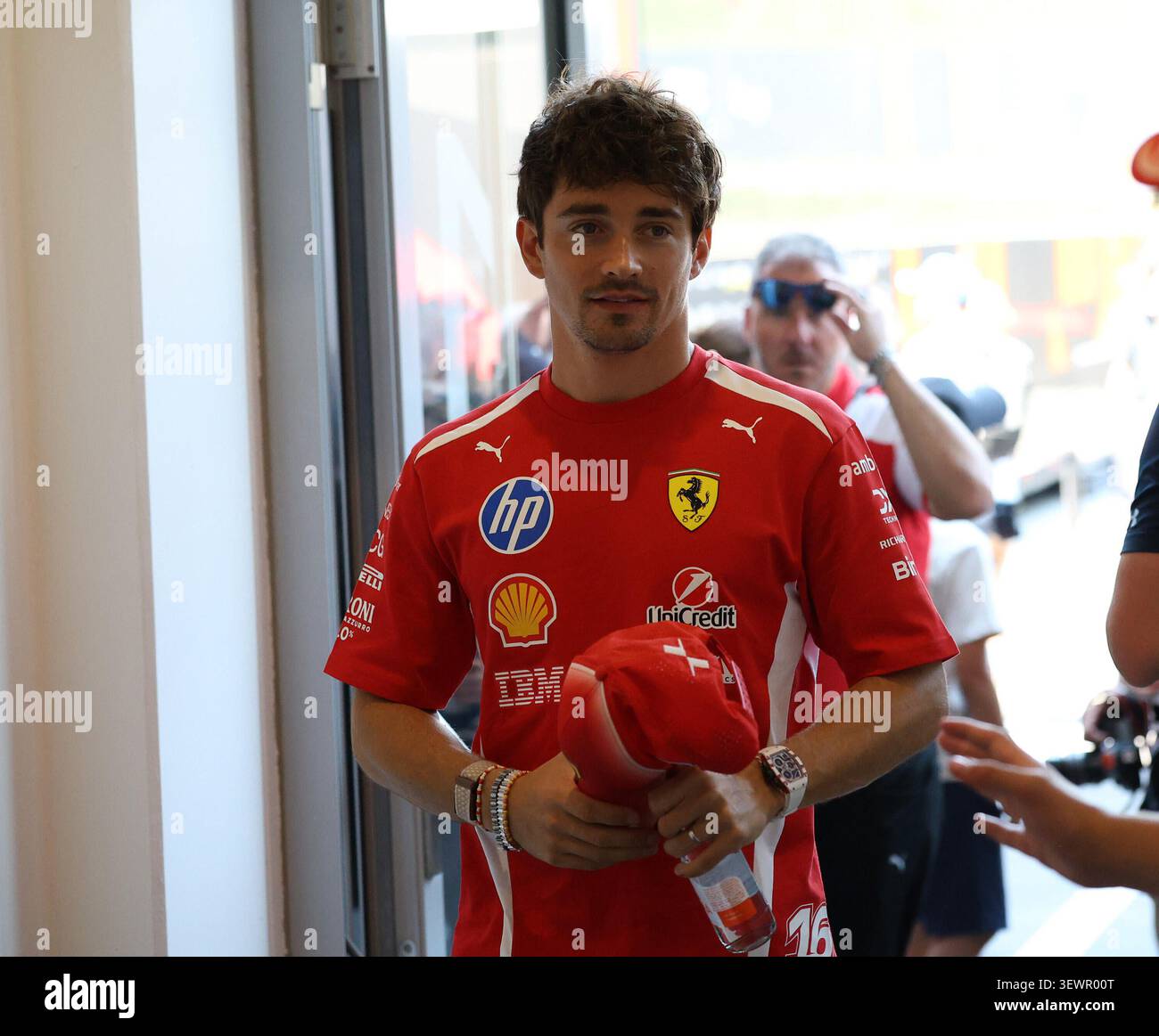 28 juin 2026, Red Bull Ring, Spielberg, Grand Prix d'Autriche de formule 1 2026, dans l'image parade des pilotes défilé des pilotes, Charles Leclerc (MCO), Scuderia Ferrari HP Banque D'Images