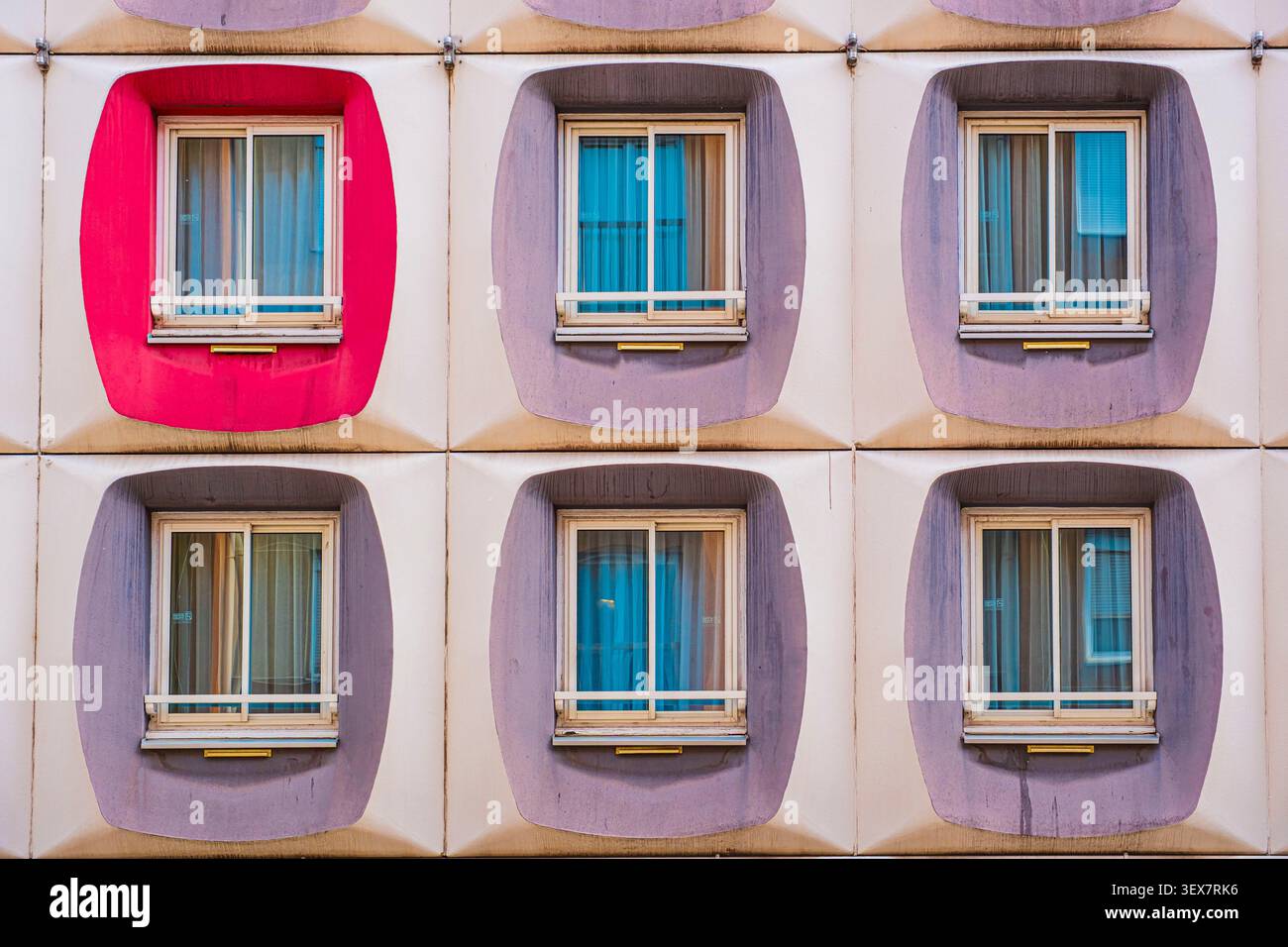 France, Rhône, Lyon, quartier Perrache-Charlemagne, hôtel Chromatics Banque D'Images