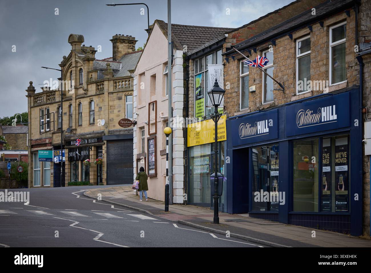 Queen Street, Great Harwood, Blackburn Banque D'Images