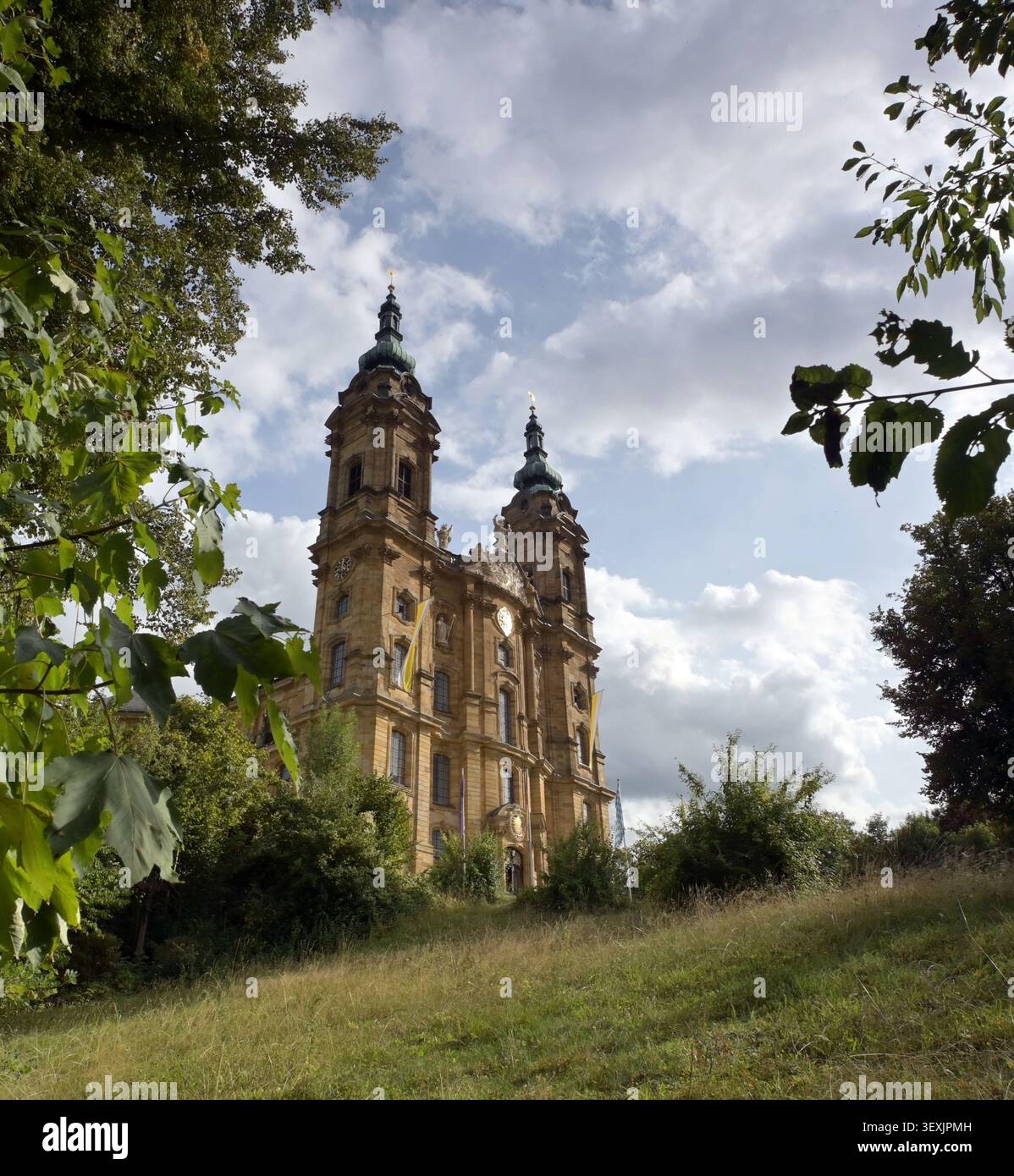Monastère de Vierzehnheiligen, haute-Franconie, Bavière, Allemagne Banque D'Images