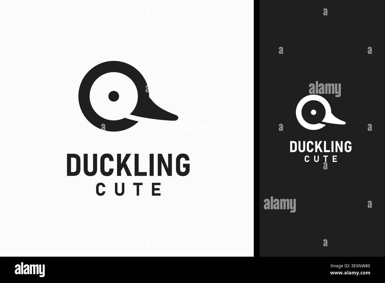 Logo canard symbole icône design Illustration de Vecteur