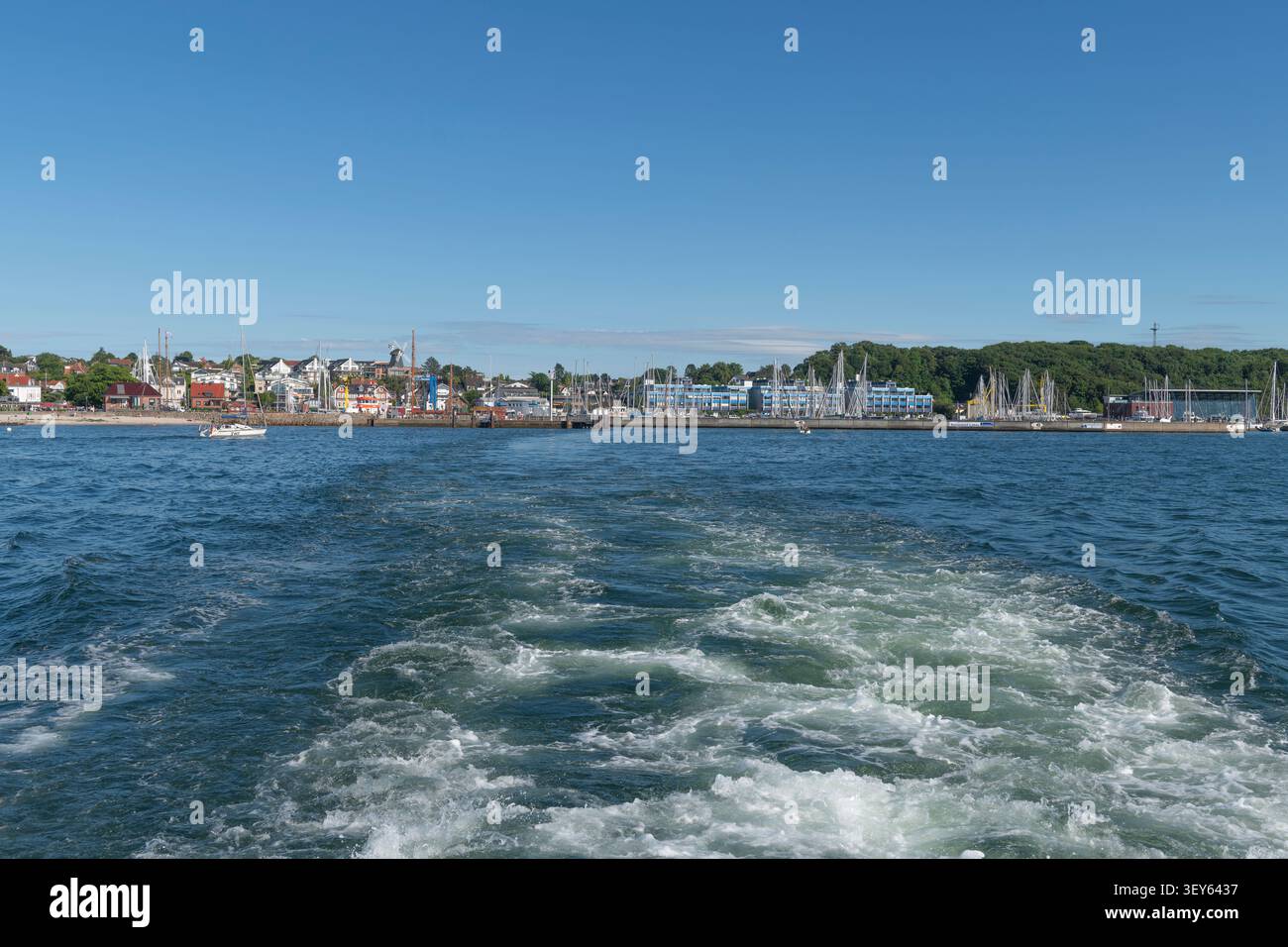 Station balnéaire Laboe, comté de Plön, Schleswig-Holsein, Allemagne du Nord, Banque D'Images