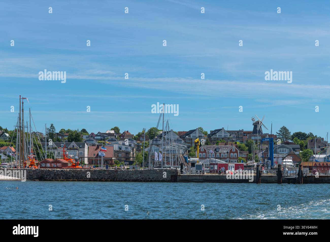 Station balnéaire Laboe, comté de Plön, Schleswig-Holsein, Allemagne du Nord, Banque D'Images
