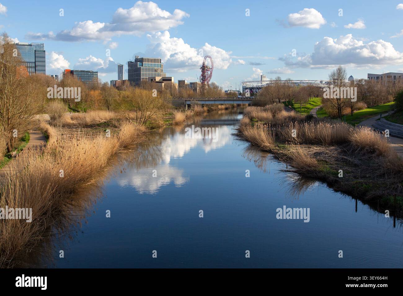 Queen Elizabeth Olympic Park, Stratford, Londres E20, Royaume-Uni Banque D'Images