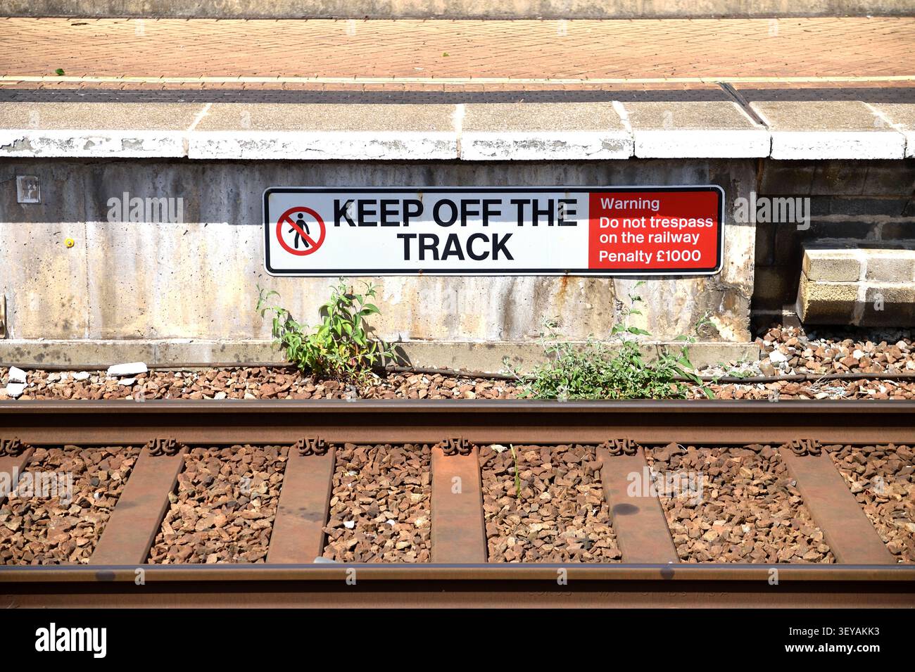 La ligne Robin Hood Mansfield Station Nottinghamshire , Royaume-Uni. Banque D'Images