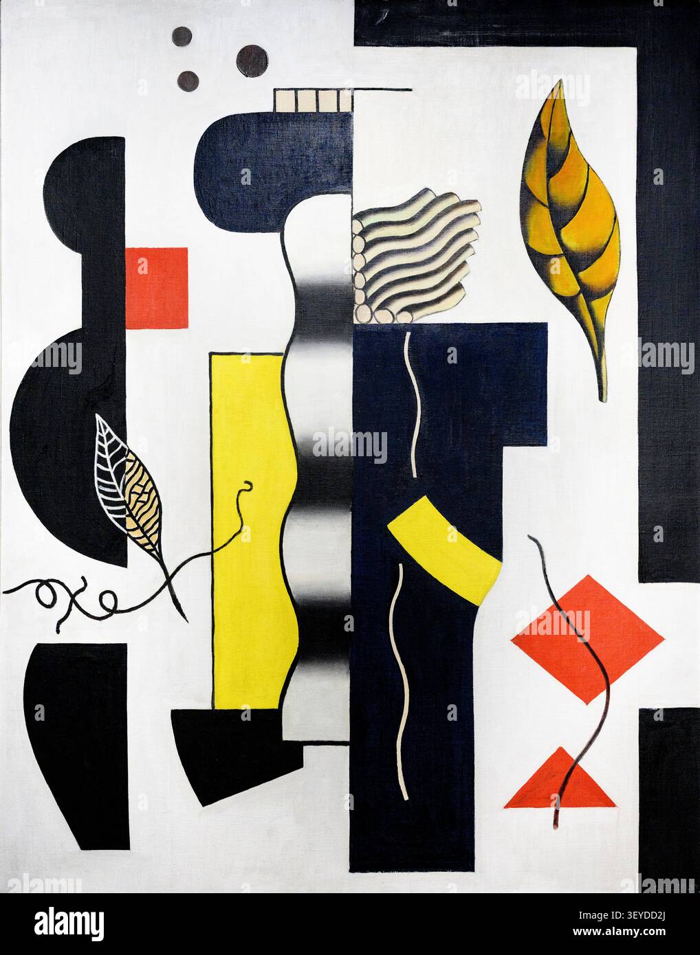 Fernand Leger (1881-1955) Still Life, 1927, huile sur toile. Banque D'Images