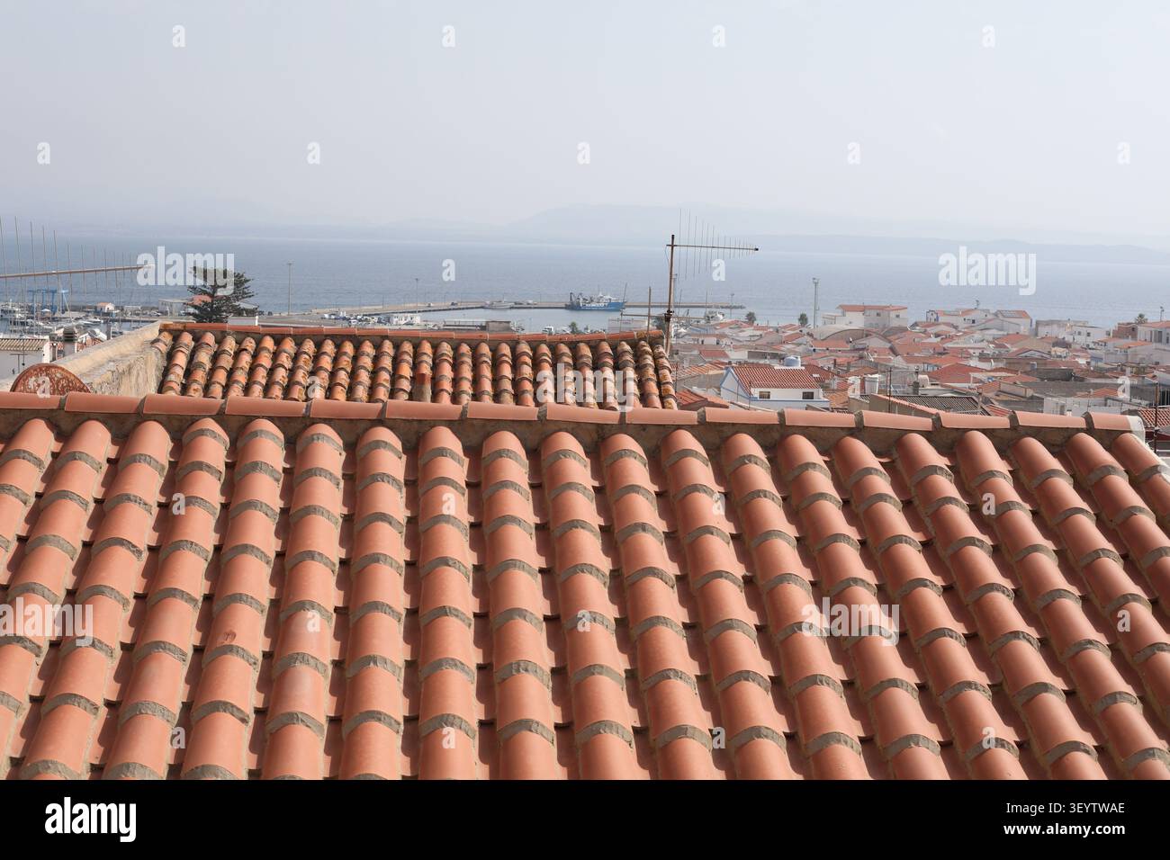 Le village de Calassetta au bord de l'eau Banque D'Images