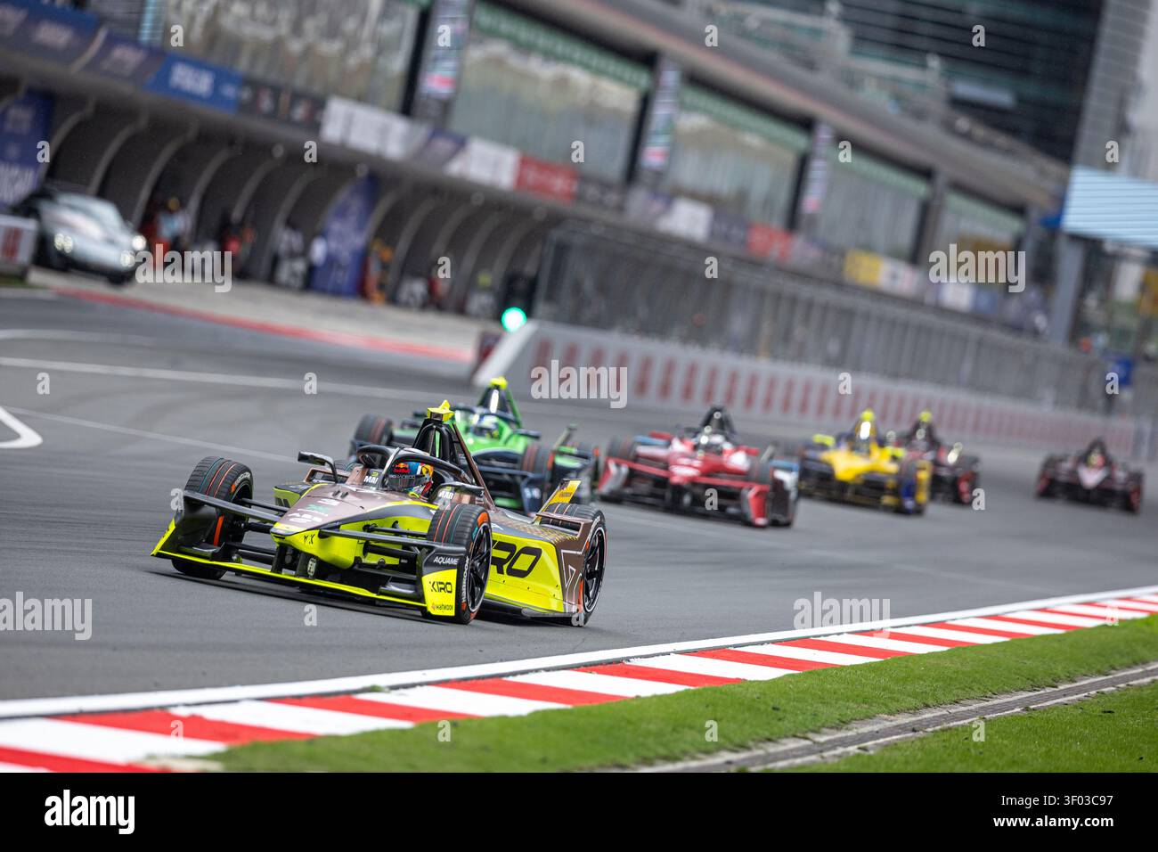 Gen3 Evo roulant sur le circuit international de Shanghai lors du Shanghai E-Prix de la Formule E 2026 à Shanghai, en Chine, le 5 juillet 2026. Banque D'Images