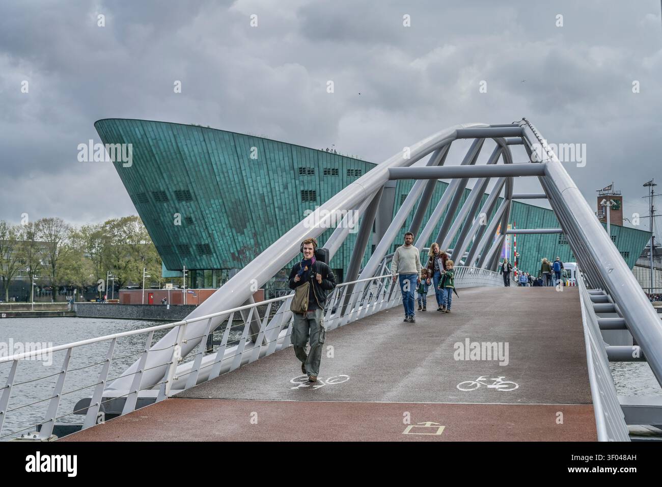 NEMO Science Museum, Oosterdok, Amsterdam, pays-Bas Banque D'Images