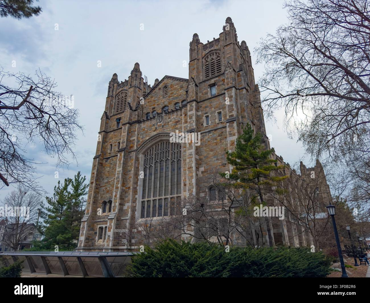 Bibliothèque de droit de l'Université du Michigan au Law Quadrangle de l'Université du Michigan, Ann Arbor, Michigan MI, États-Unis. Banque D'Images