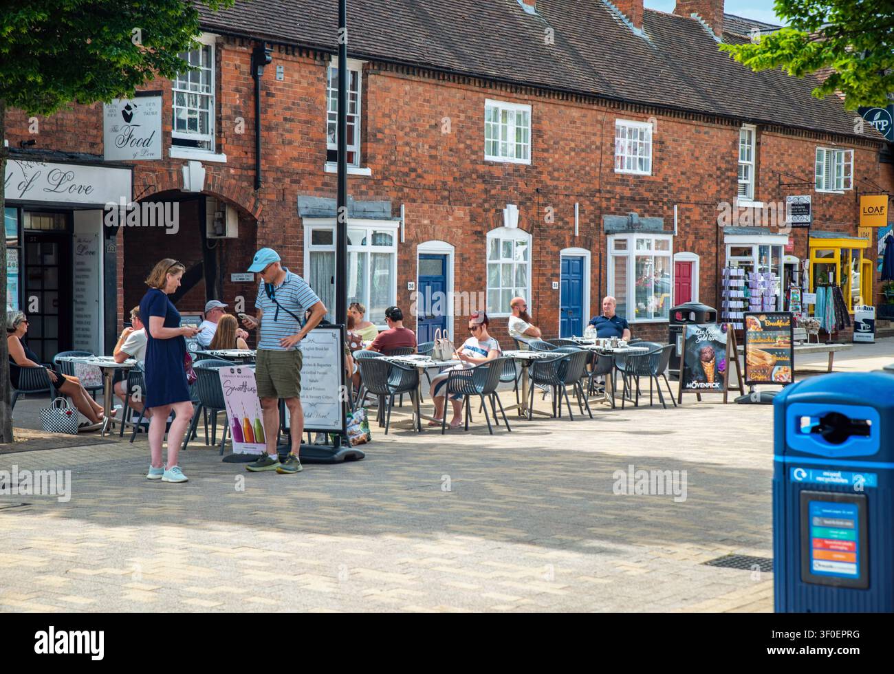 Rue Henley Stratford upon Avon Banque D'Images