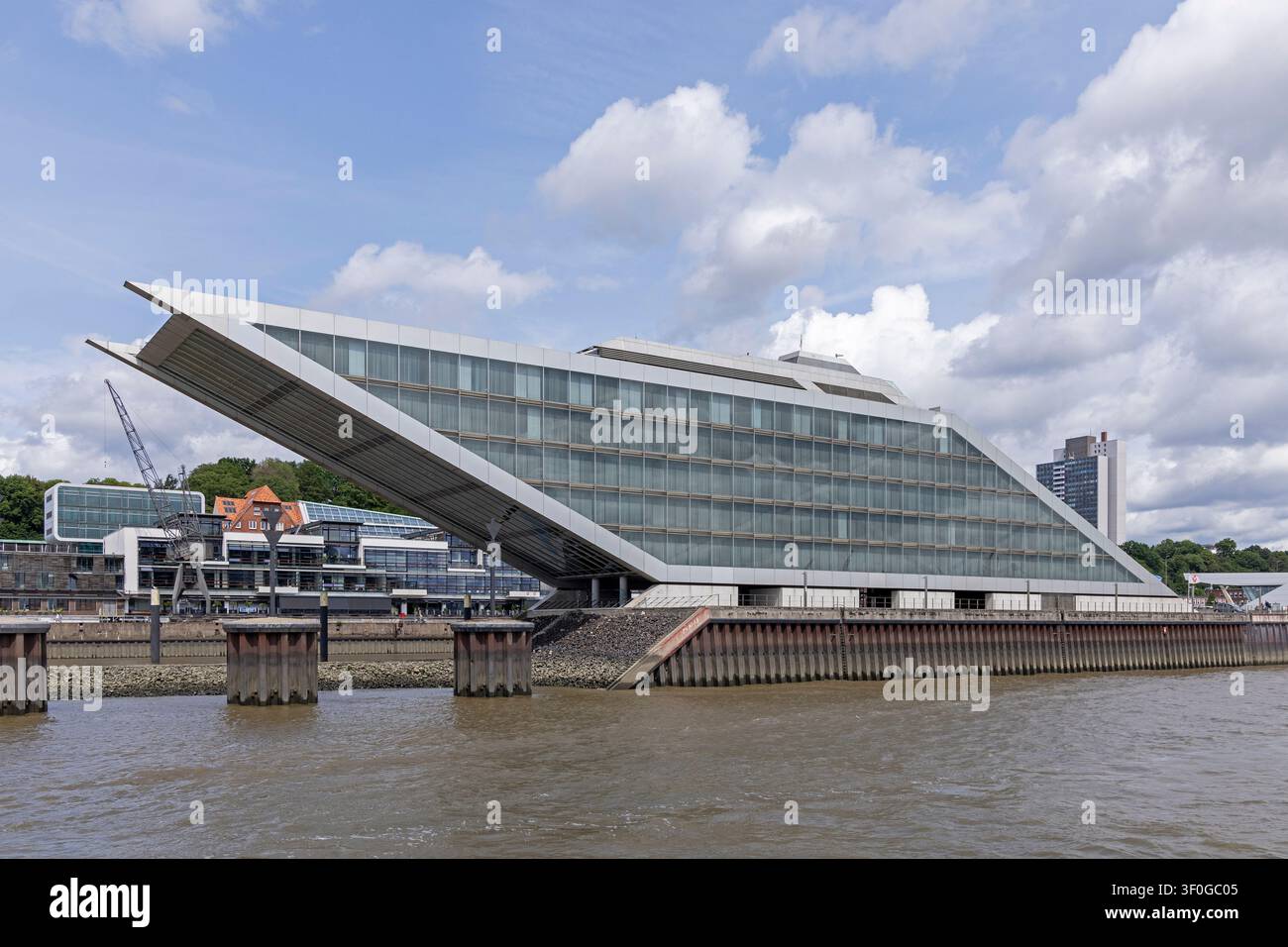 Bâtiment du port, Hambourg, Allemagne Banque D'Images