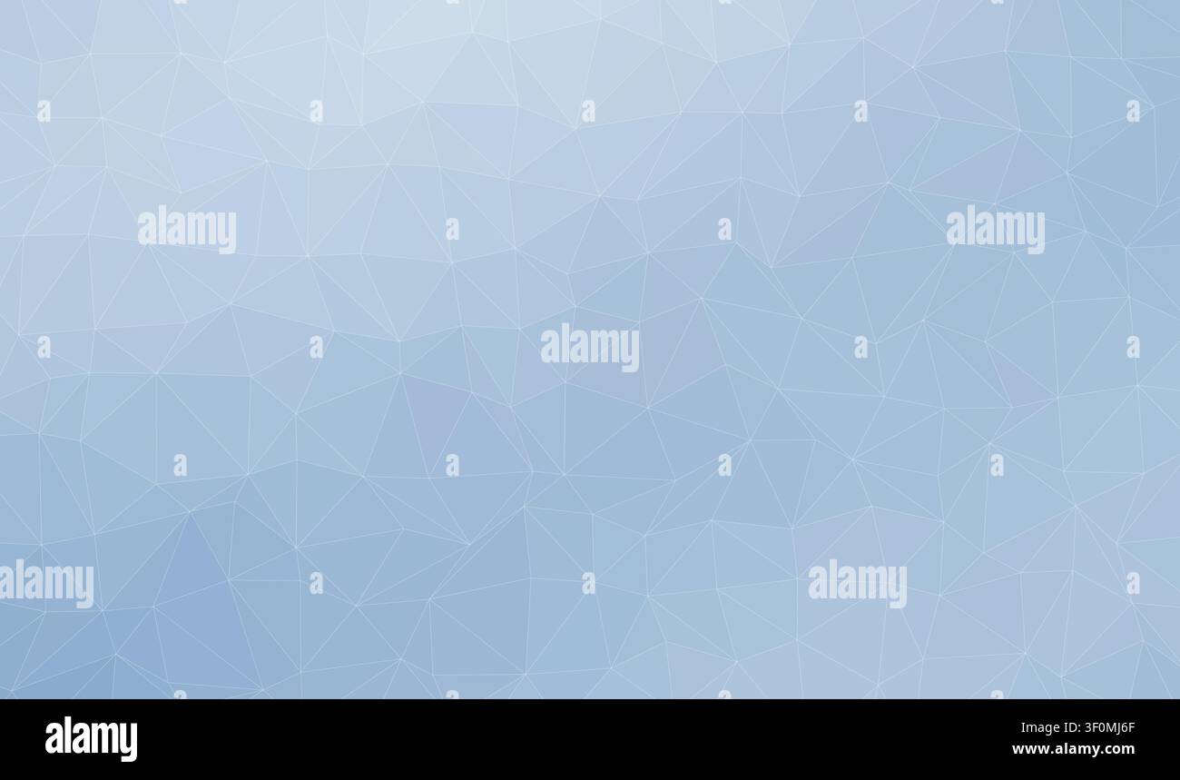 Fond abstrait moderne en basse poly avec disposition en gradient de maille triangulaire bleu clair Illustration de Vecteur