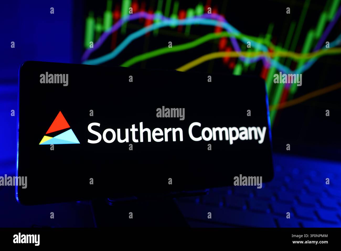 Southern Company Utility Company fournissant de l'électricité, du gaz naturel et des solutions d'énergie propre Banque D'Images