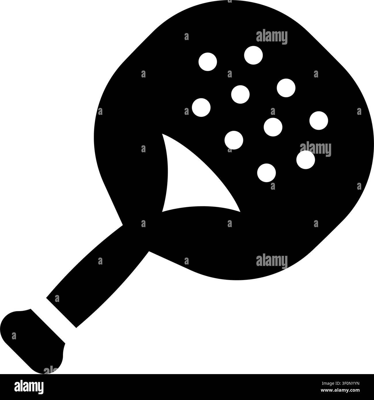 Icône de paddle de tennis, Sports, Raquette, Équipement, Athlétique Illustration de Vecteur