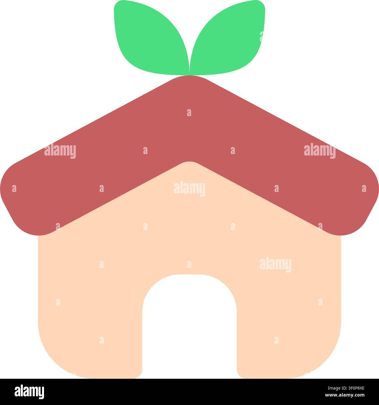 Icône Eco House, Écologique, Durable, Vert, Environnement Illustration de Vecteur