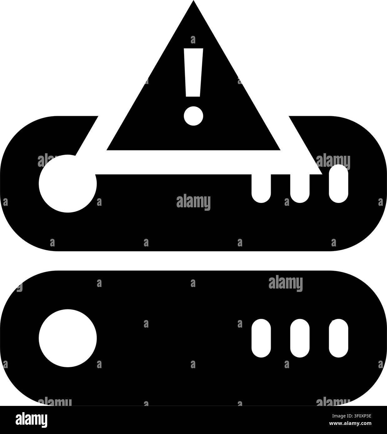 Icône de violation de données, Sécurité, Cyber, Cybersécurité, Protection Illustration de Vecteur