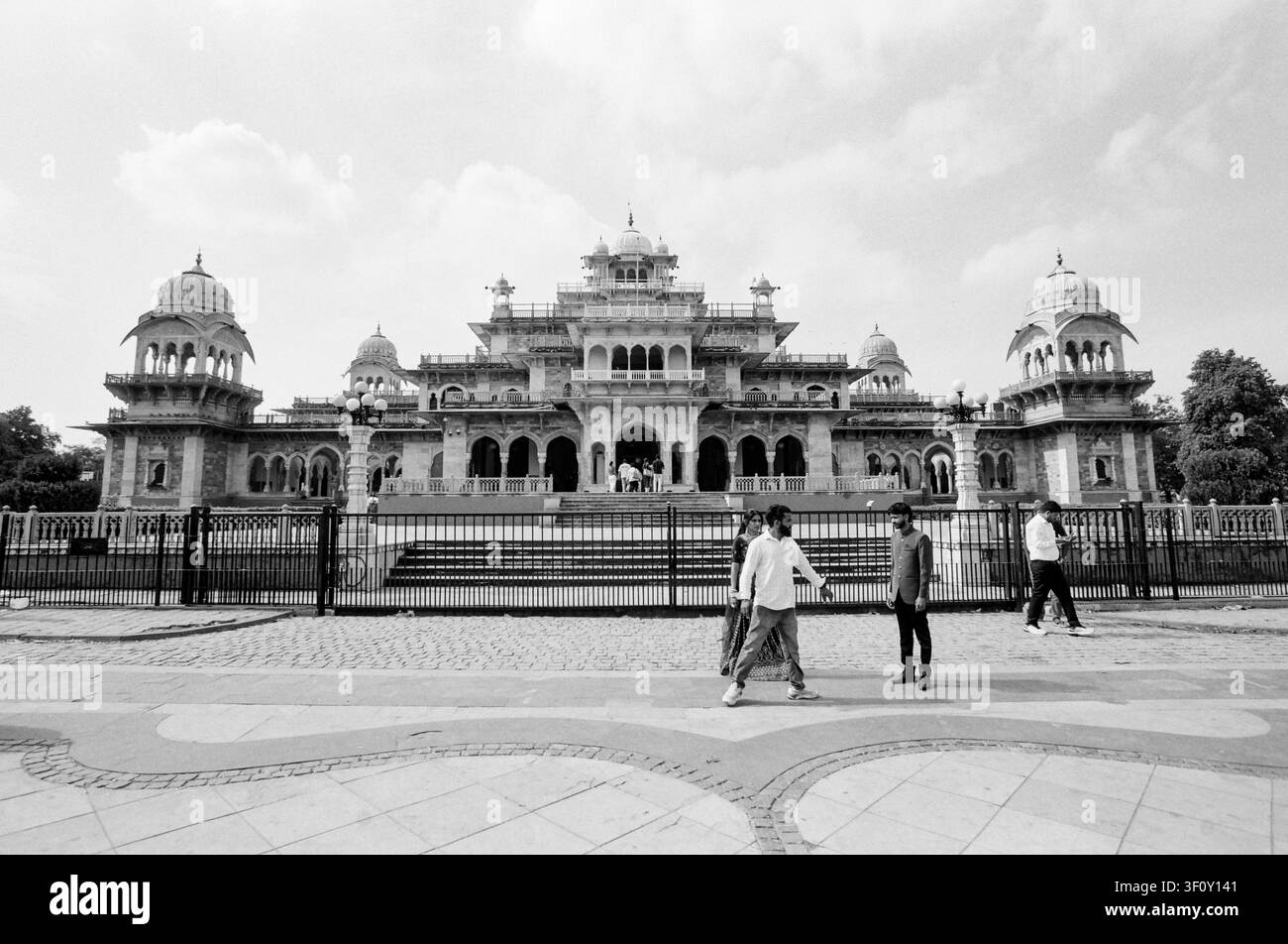 Musée Albert Hall (également connu sous le nom de Musée Central du Gouvernement) à Jaipur, Rajasthan, Inde Banque D'Images