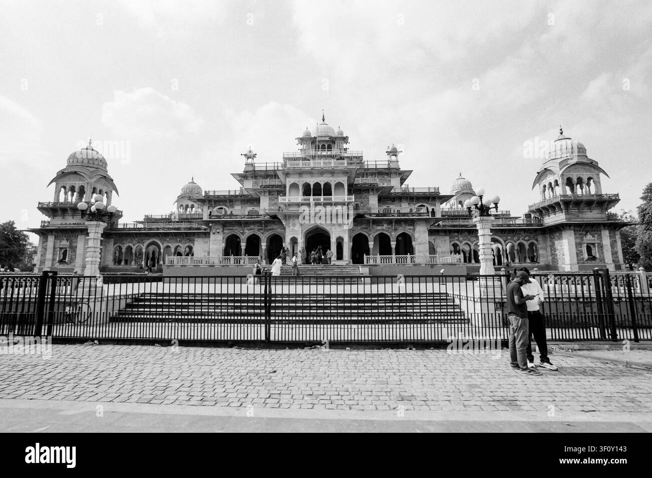 Musée Albert Hall (également connu sous le nom de Musée Central du Gouvernement) à Jaipur, Rajasthan, Inde Banque D'Images
