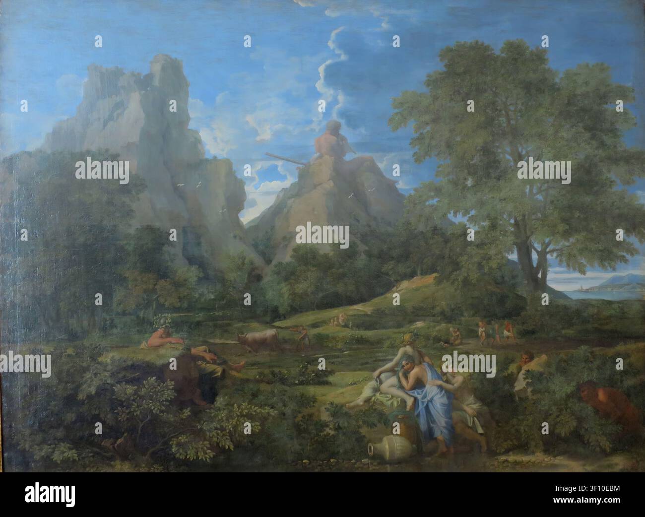 Paysage avec Polyphème, 1649. Banque D'Images
