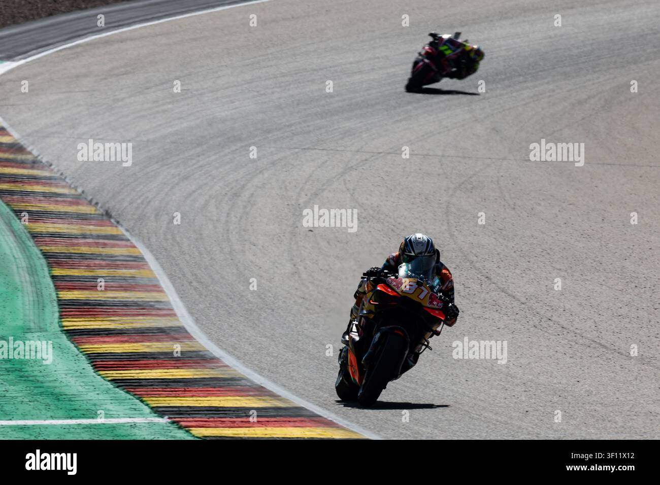 10 juillet 2026, Sachsenring, Hohenstein-Ernstthal, GER, Grand Prix d'Allemagne, MotoGP. 11e course, Championnat du monde de moto FIM. #37, Pedro Acosta, Red Bull KTM Factory Racing 'Photo : Alexander Trienitz / Nordphoto GmbH Banque D'Images