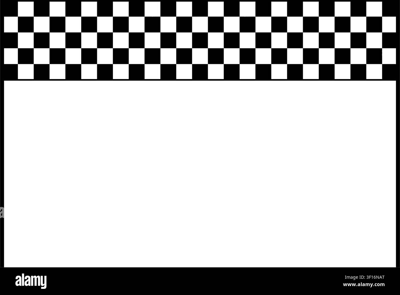 Début et fin de la ligne d'arc du damier. Drapeau à damier de course. Portail de finition rallye. Elément de design de rallye. Symbole de formule F1. Illustration vectorielle isolée sur Illustration de Vecteur