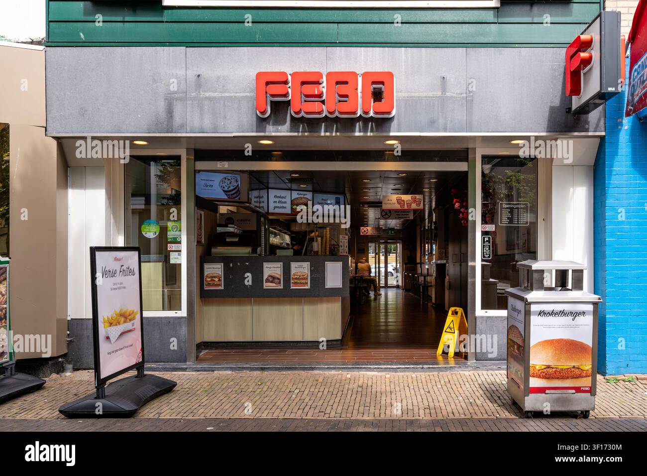 Snack-bar FEBO à Zaandam, Pays-Bas Banque D'Images