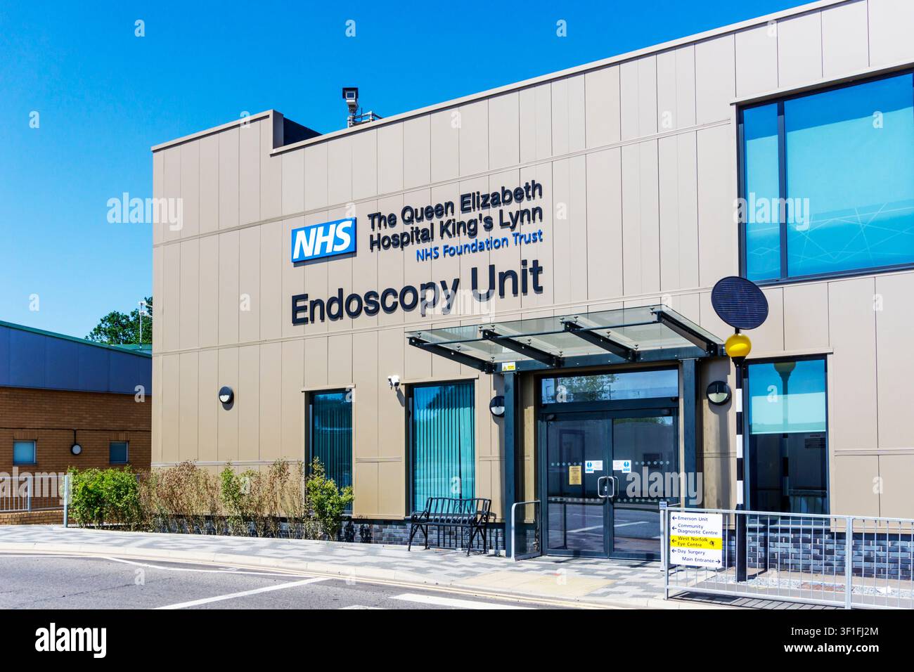 Unité d'endoscopie du Queen Elizabeth Hospital King's Lynn NHS Foundation Trust. Banque D'Images