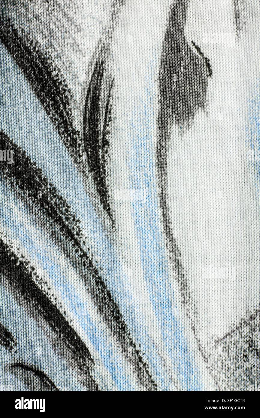 Fond en tissu peint abstrait en gros plan Banque D'Images