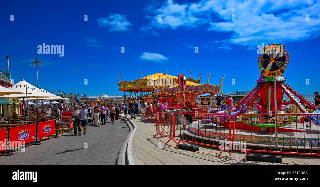 La plage de Brighton, East Sussex, England, UK Banque D'Images